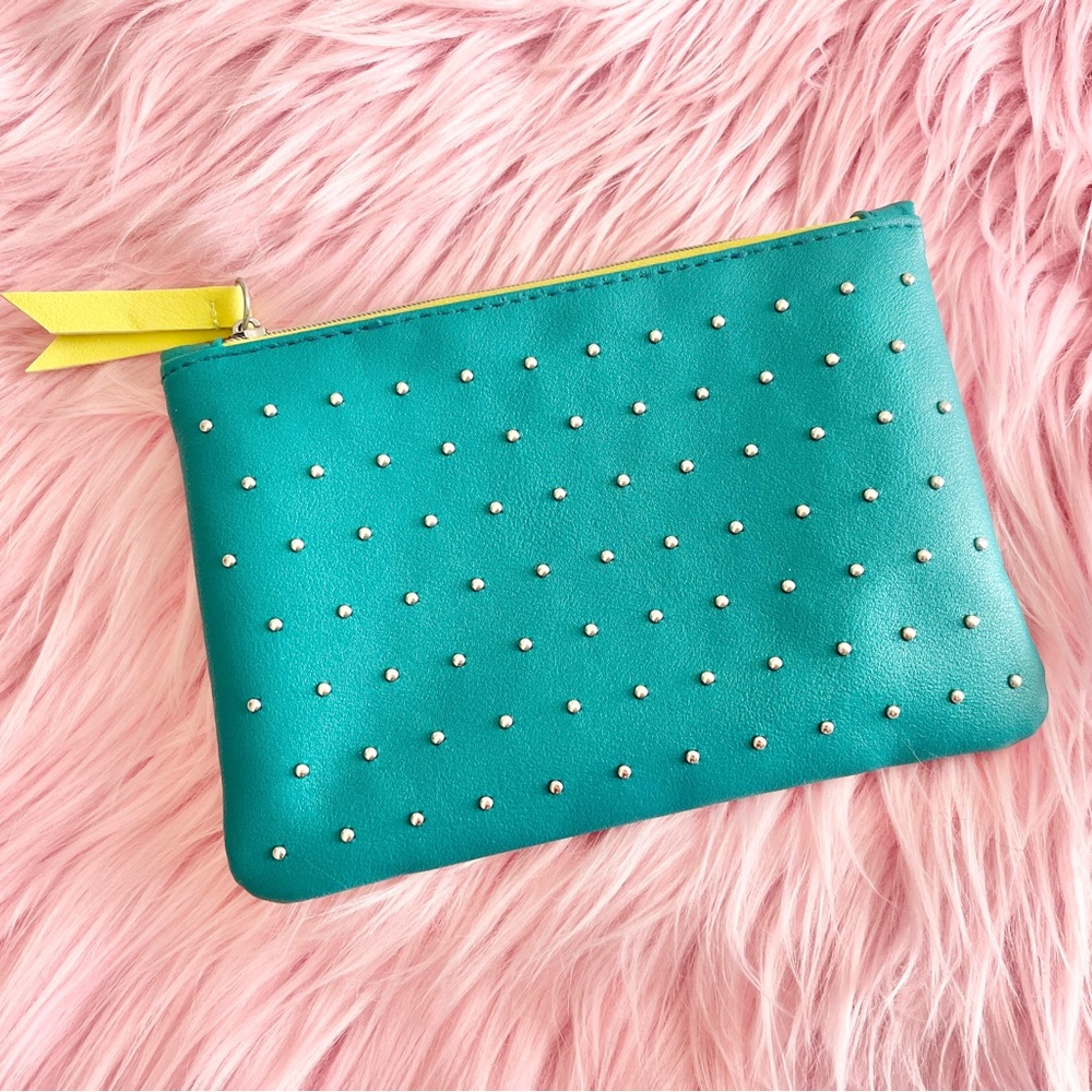 Ipsy Teal Purse Like New Cosmetics Purse Make Up Bag Gently Used